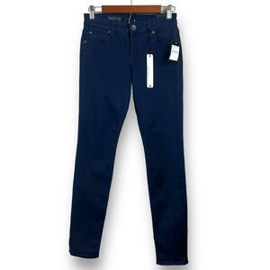 Kut From The Kloth Women's Size 2 Diana Skinny Jean Solid Blue Stretch Denim New
